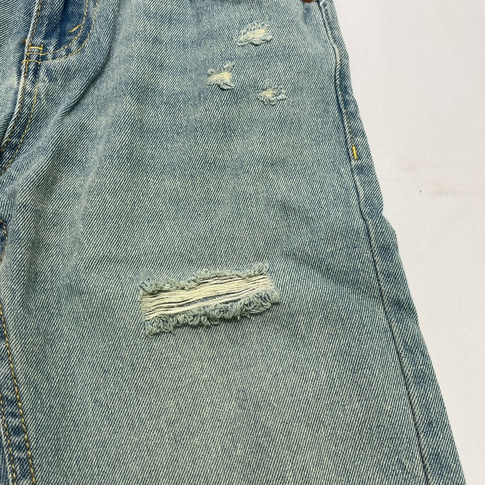 LEVIS 511 SLIM DISTRESSED YOUTH DENIM SHORTS LIGHT WASH 10 NEW - Picture 2 of 12